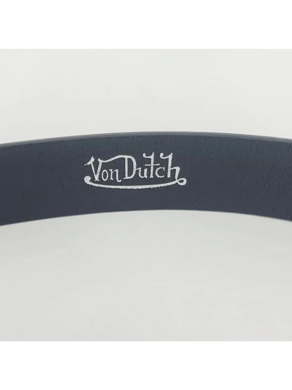 Von Dutch NWT Black Belt size S  (Fits 30-36”)  Black & Silver Buckle